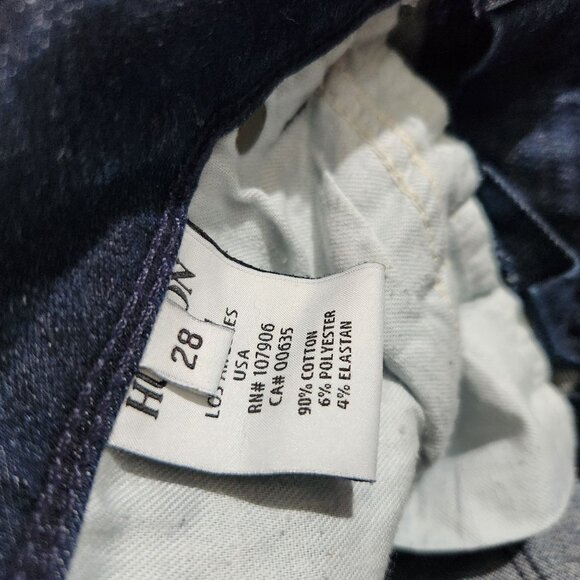 Hudson Beth Baby Boot Jeans Dark Wash Bootcut Size 28 actual 31 - Picture 7 of 14